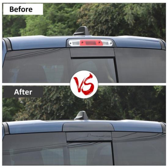 Schwarze LED-Abdeckung für die dritte Brems- und Rückleuchte für Dodge RAM 1500 ab Baujahr 2018