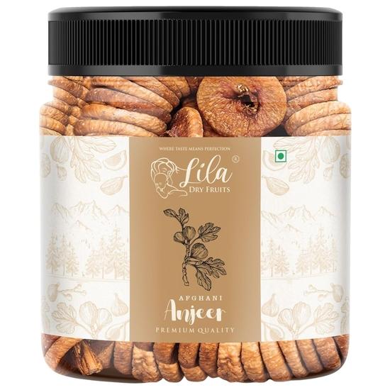 LILA FRUTTA SECCA Fichi Secchi Naturali 500 g | Fichi Secchi per Snack Sani, Dieta e Colazione | Ricca Fonte di Fibre, Calcio e Ferro