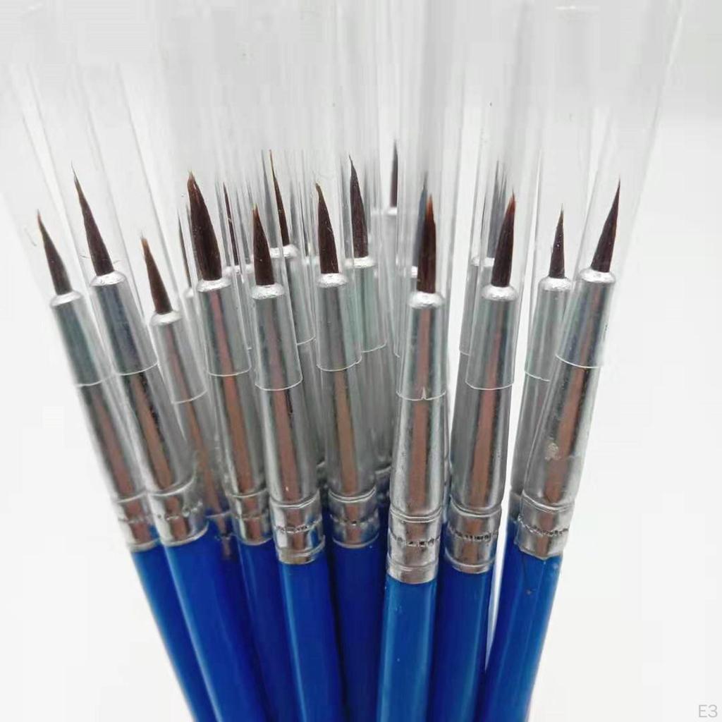 Acrylic Paint Brushes Set Nylon Hair Oil Painting Crafts