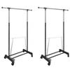 Day and Night - Day and Night Adjustable Clothes Rack 1 Bar 2 Units