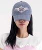 Muun Jewel Heart Tiara Ball Cap (Denim)