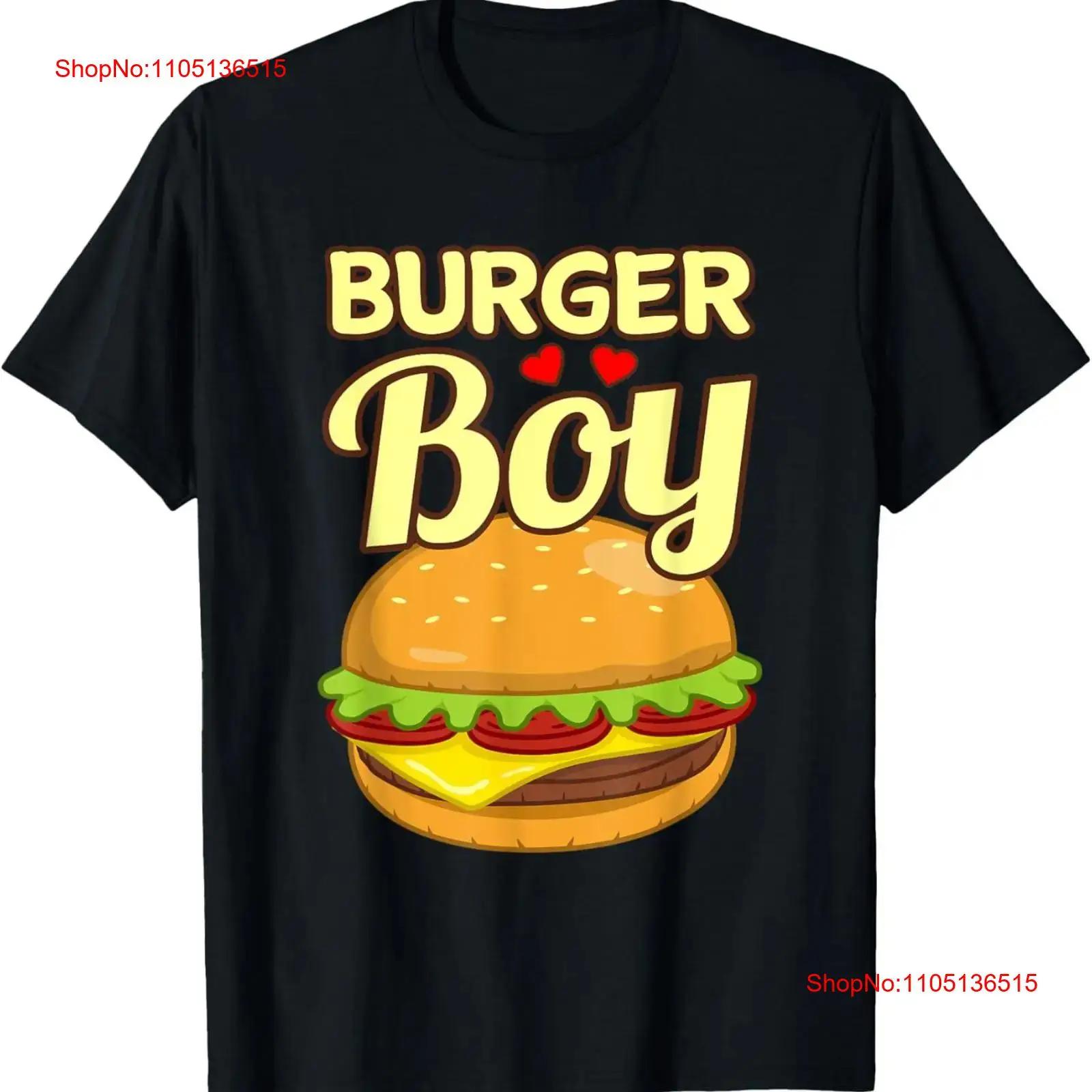 Burger Boy Cheeseburger Hamburger Food Lover T Shirt vintage Washed Stretched Slightly streetwear Top For Everyday Wear Casual S разноцветный