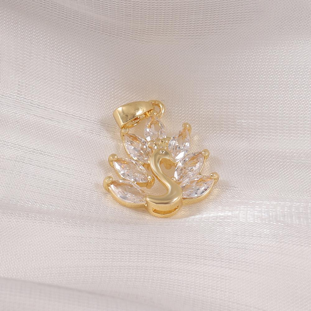 Peacock Feather Pendant - Trendy Internet Celebrity Design