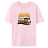 Sommer Muster Bedrucktes Kurzarm T-Shirt Modisch Einfach Bequem Atmungsaktiv Unisex Und Unisex T-Shirt