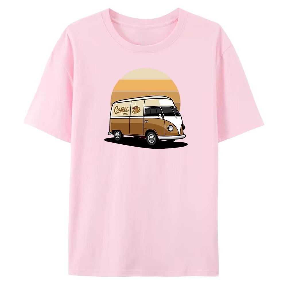 Sommer Muster Bedrucktes Kurzarm T-Shirt Modisch Einfach Bequem Atmungsaktiv Unisex Und Unisex T-Shirt