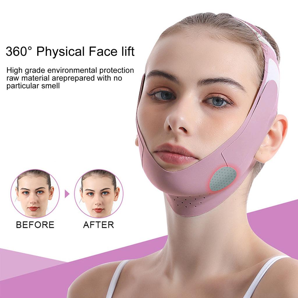 Post Surgery Chin Strap Bandage with Graphene Double Chin Reducer Facial Lifting Strap for Jowl Tightening Oral Maxillofacial Surgery