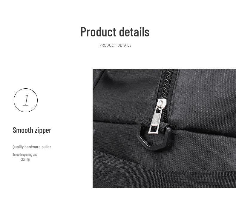 Trendy Waterproof Folding Travel Bag: Large Capacity Trolley Luggage & Fitness Storage