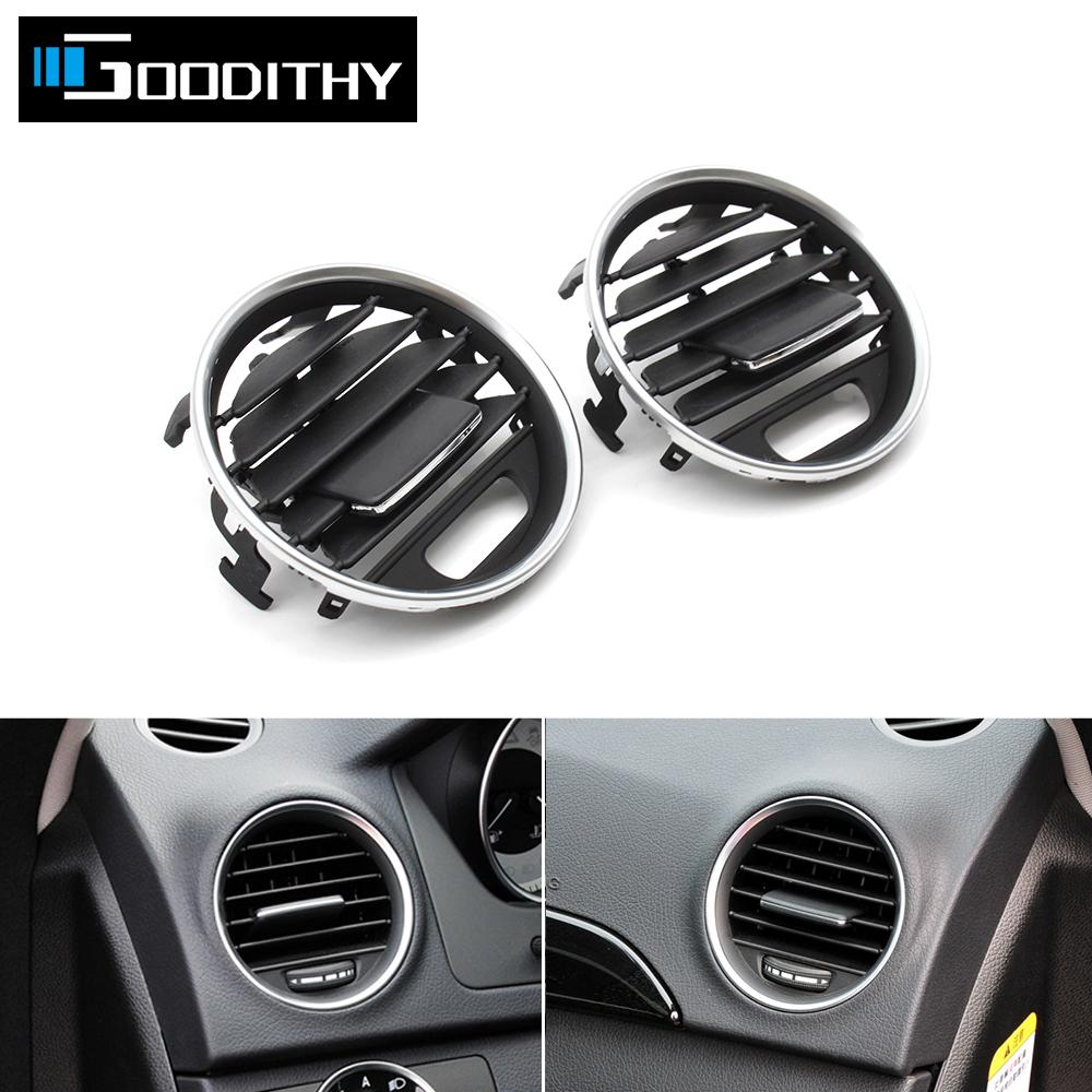 Car Dashboard Front Air Conditioning AC Vent Grille Outlet Panel Repair Kit For Mercedes Benz C Class W204 LCI C180 C200 C300