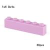 20 Pezzi Pezzi MOC 3009 Mattone 1 x 6 Compatibile Fai da Te Assemblaggio Blocchi da Costruzione Particelle Giocattolo Puzzle Cervello Bambino Regalo di Compleanno