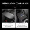 ·VW Car Armrest Mats Memory Foam Arm Rest Cushion Accessories For VW GTI Polo Golf Passat Scirocco Tiguan Jetta T-ROC Touareg CC Mo0