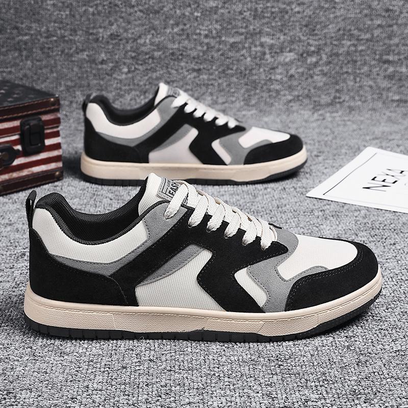 

Мужская удобная парусиновая обувь Модные кроссовки Балетки Уличная мужская спортивная обувь Дышащая Всесезонная Модная и Классическая Уютная 44 чёрный