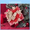 Beautiful Red Bow Christmas Tree Wreath Handcrafted For Exquisite Home Decor