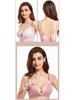 All-Cotton Wire-Free Front Closure Nursing Bra - Double Open Buckle Maternity Bra