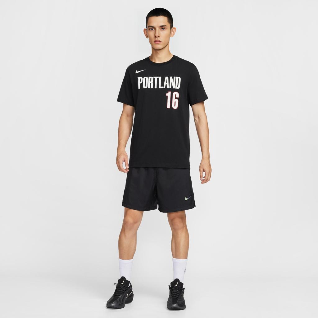 Nike X NBA Portland Trail Blazers Yang Hansen 16 Jersey Simple Comfortable Versatile Fashion Basketball Men Jersey IV0566-015
