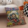Red Hot Chili PPeppers band Cushion Cover Throw Pillow Cover Hidden Button Durable Polyester Chair Cushion