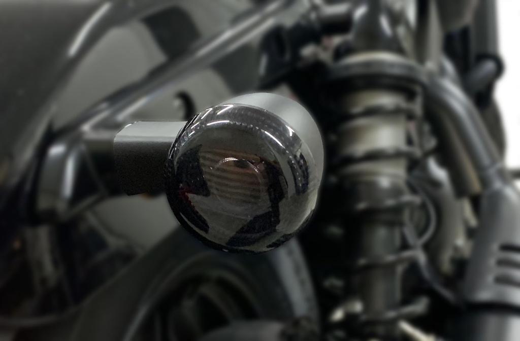 Kijima HD-01293 Motorcycle Turn Signal Lens Cover for Bullet Lamps, 2 Pack Sportster S, Pan America, Nightstar, Smoke