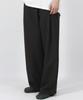 Deumakeu M Solid Stripe Wide Pants Black