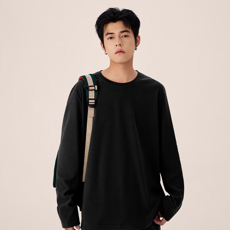 MINISO Men's Round Neck Brushed Thermal Base Layer