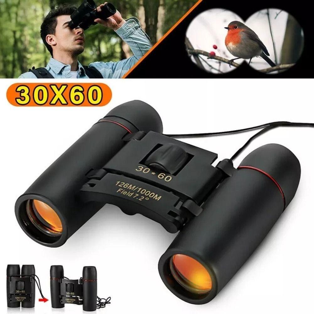 Long-Distance Vision HD Zoom Binoculars Night Vision Powerful Folding Telescope  Camping