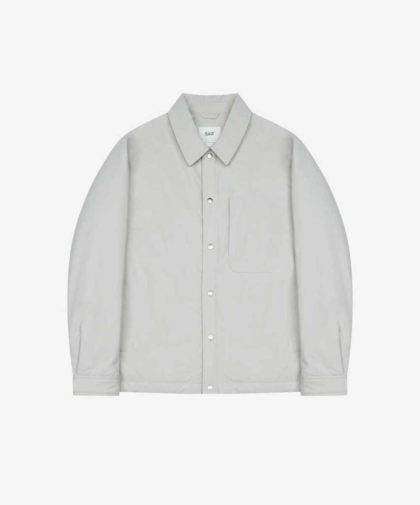Sieg Padded Shacket Jumper Ivory (Pjmah6005)