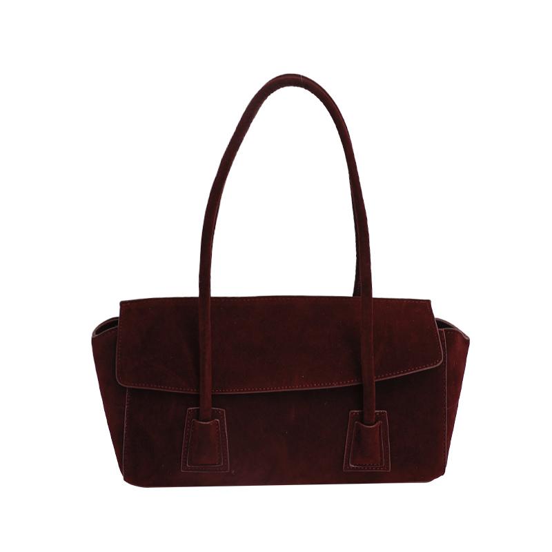 2026 Autumn/winter New Casual Tote Faux Suede Sequined Hasp Large Capacity Shoulder Bags Waterproof Versatile Women's Handbags