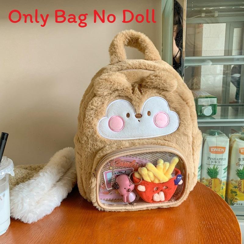 Chipmunk Plush Duck Backpack Schoolbag Itabag Cartoon Travel Bag Breathable