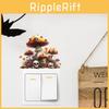 Mushroom Eyeball Halloween Skull Switch Sticker Pvc Living Home Decor Wall