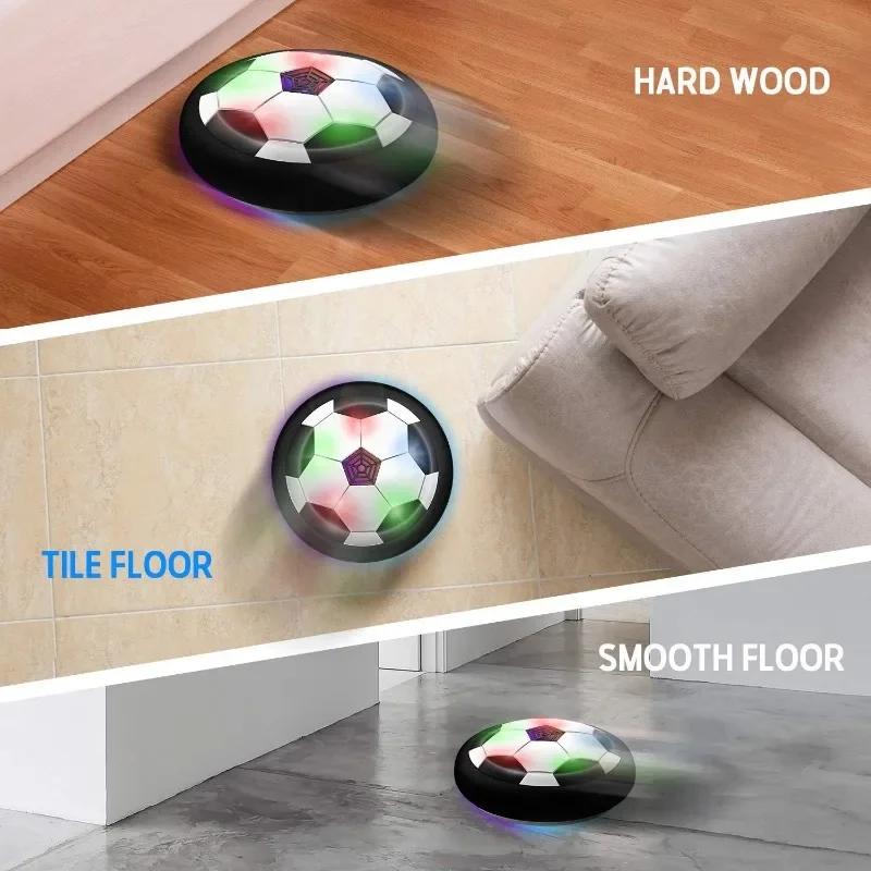 LED Hover Soccer Ball Air Power Training Football for Kids Adults Indoor Outdoor Sports Game Birthday Gift Ideas Cool Toys
