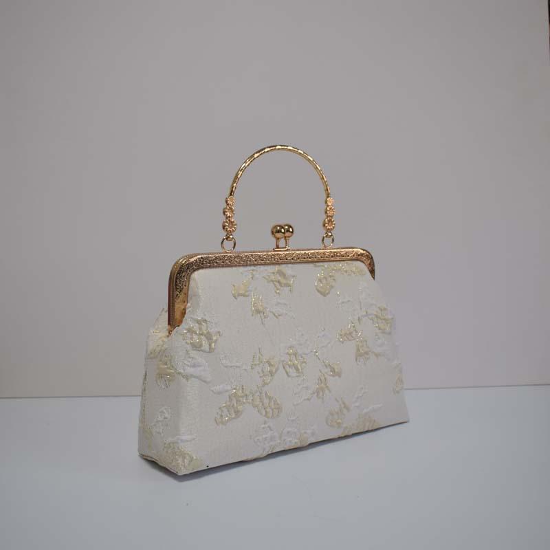 Handgefertigte Stoff Chinesische Goldtasche tragbare Messenger-Kette Schneiden Salon Teambuilding-Klasse Lehrmaterialtasche