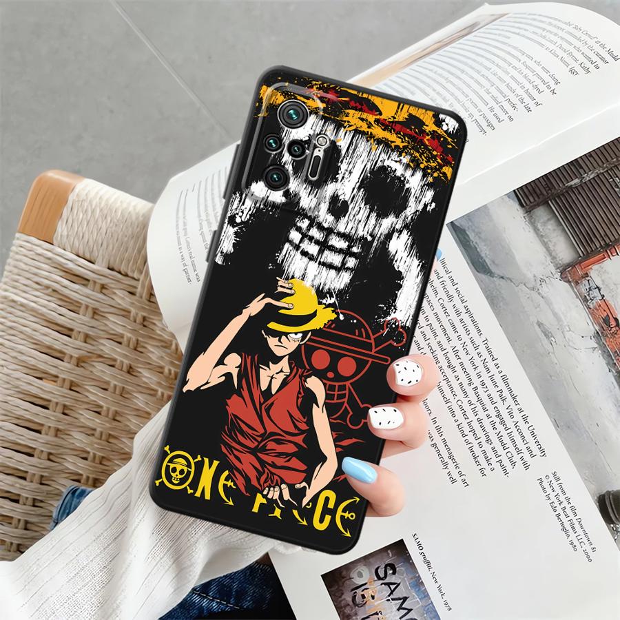 Case for Xiaomi Redmi Note 10 9 8 Pro 12S 11 13 12 Pro Plus 10S 9s 11S Funda Phone Cover Ones Pieces Luffy
