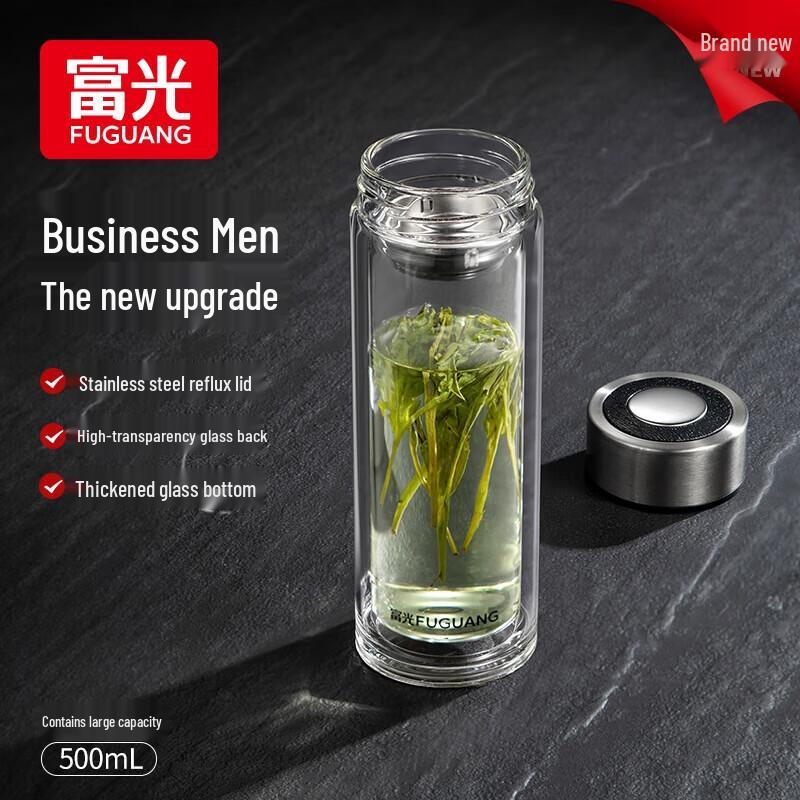 FUGUANG Double Wall Borosilicate Glass Cup