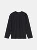 IKALOOK Loose Fit Supima Cotton Long Sleeve T-Shirt Ctee108