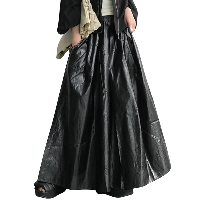 

[antiqua] Antica flare skirt ladies bottoms long PK-01198 Onesize 05 black