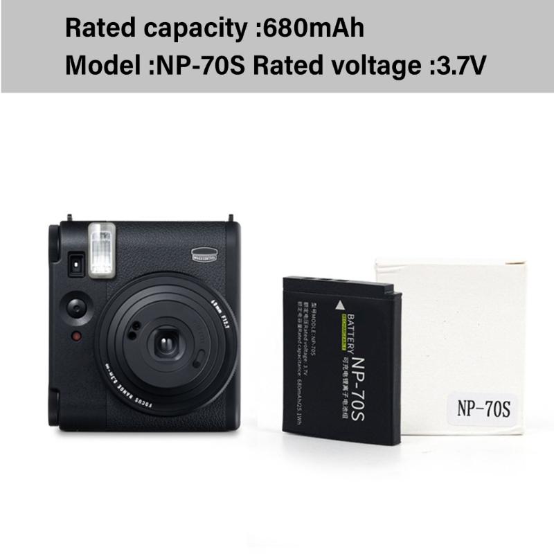 70S Replacement Battery 680mAh High Capacity For 99 Instantly Print Camera 3.7V Rechargeable