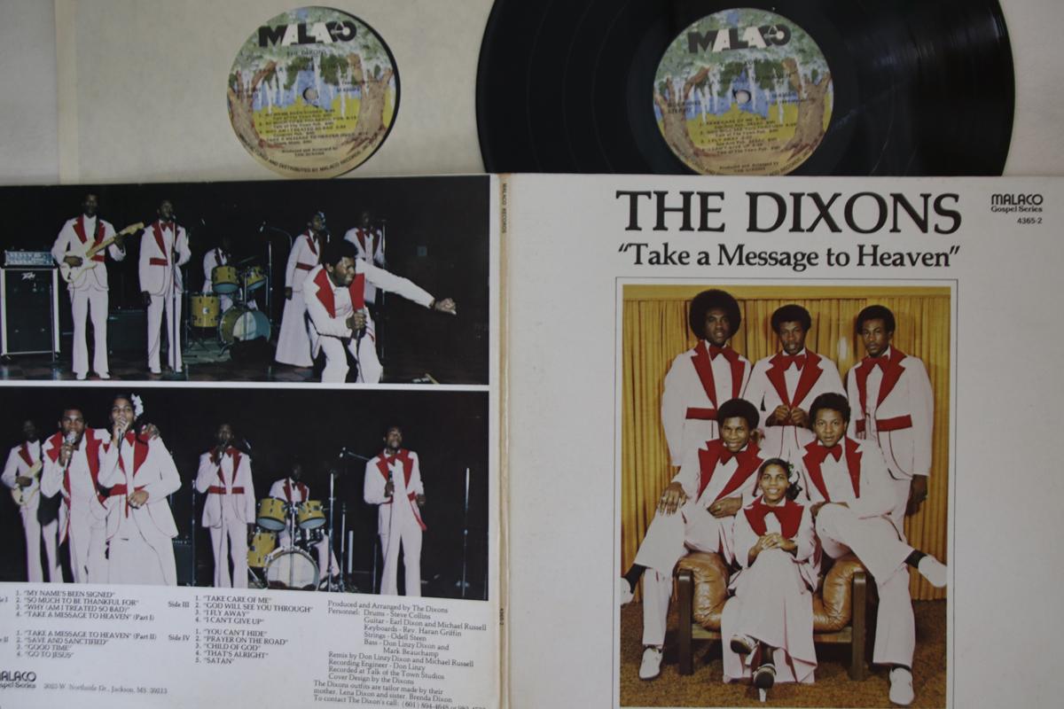 

LP Record DIXONS - Live Take A Message To Heaven 43652 MALACO 1980 US Soul/Funk Used