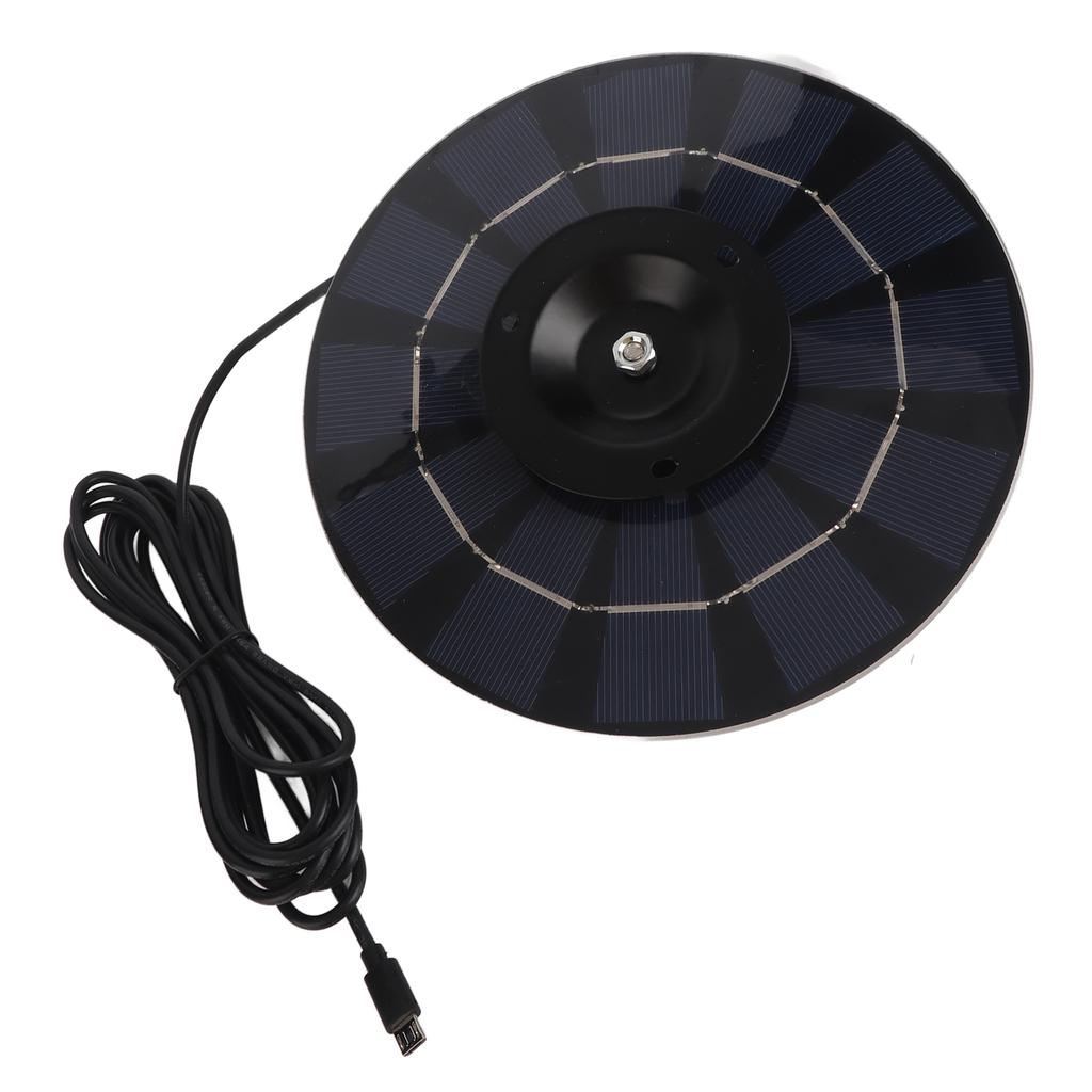 Solar Panel 5W Battery Charger Solar Panel Power Supply with 3 Meter Cable for Outdoor