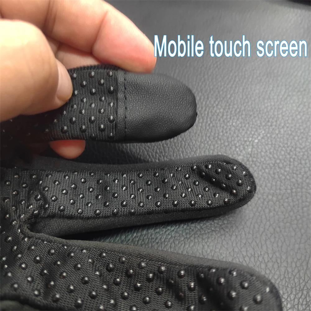 Motorsykkelhansker for menn og kvinner, fullfinger berøringsskjerm motorsykkelhansker for kjøring, landeveisløp, sykling, klatring, motocross