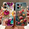 For Xiaomi Poco X6 Pro PocoX6 Elegant Floral Butterfly Phone Case For Poco X 6 X6Pro Soft Silicone TPU Cases