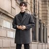 Firstview Men's Double-Sided Wool Blend Overcoat