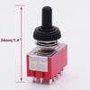 2Pcs 3 Position 12 Pins Mini Toggle Switch Car Boat Switches  Small Electronic Equipment