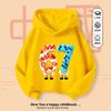Christmas Y2K Candy Kids Hoodie, 67 Number Snowflake, Casual Sports Breathable Kangaroo Pocket