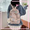 Schoolbag1011 new personalized backpack graffiti middle school student schoolbag women's outdoor leisure travel backpack without pendant