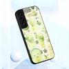 Cute S-Smiski Phone Case For Samsung S26 S25 S24 FE S23 S22 S21 Plus S20 Ultra Note20Ultra Black Glass Cover