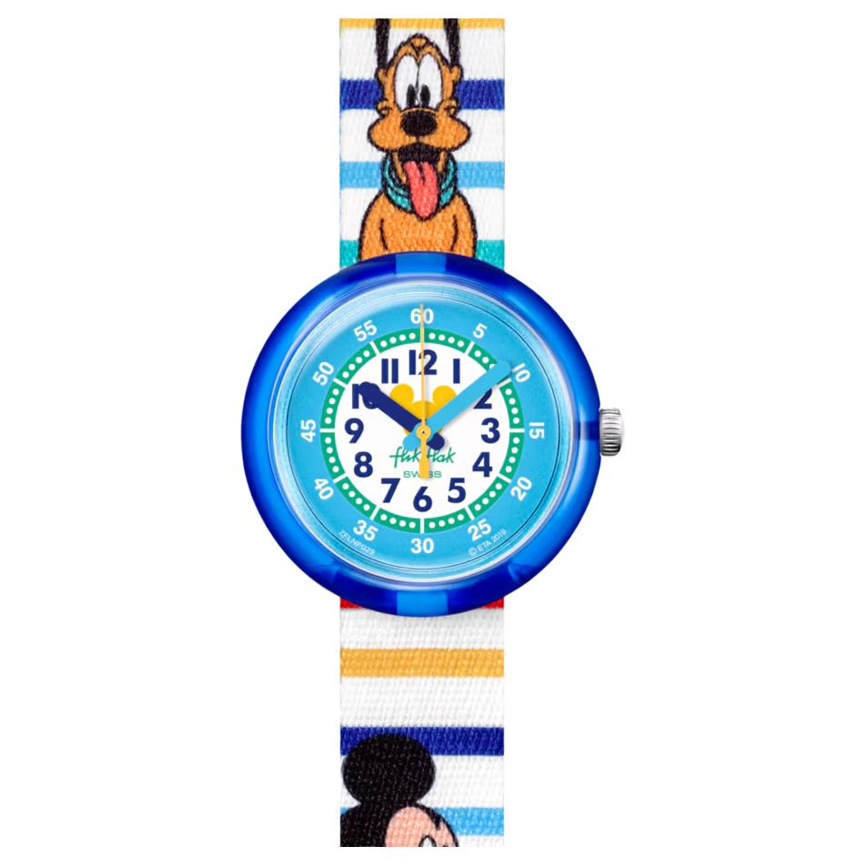 

SWATCH Flik Flak Quartz Movement 30m Water Resistance Kids Watch 31.85mm Blue Dial Polymer Watch Case ZFLNP029 Blue Dial