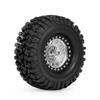 1Set/2PCS RC Crawler Wheel Rims Beadlock Rubber Wheel Tires Heavy Duty Bearing & Grip Spare Part for 1:10 TRX4 Model Car