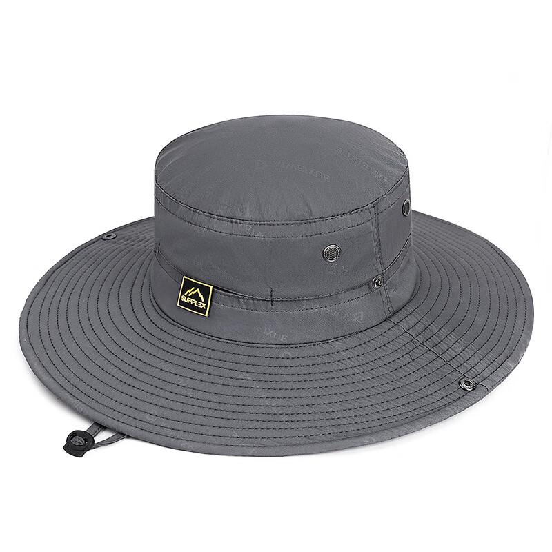 

ZHENYUEQI Outdoor Mesh Wide-Brim Fisherman Hat Adjustable