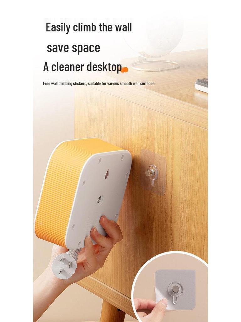 Multi-Socket USB Power Strip with Night Light for Home Use