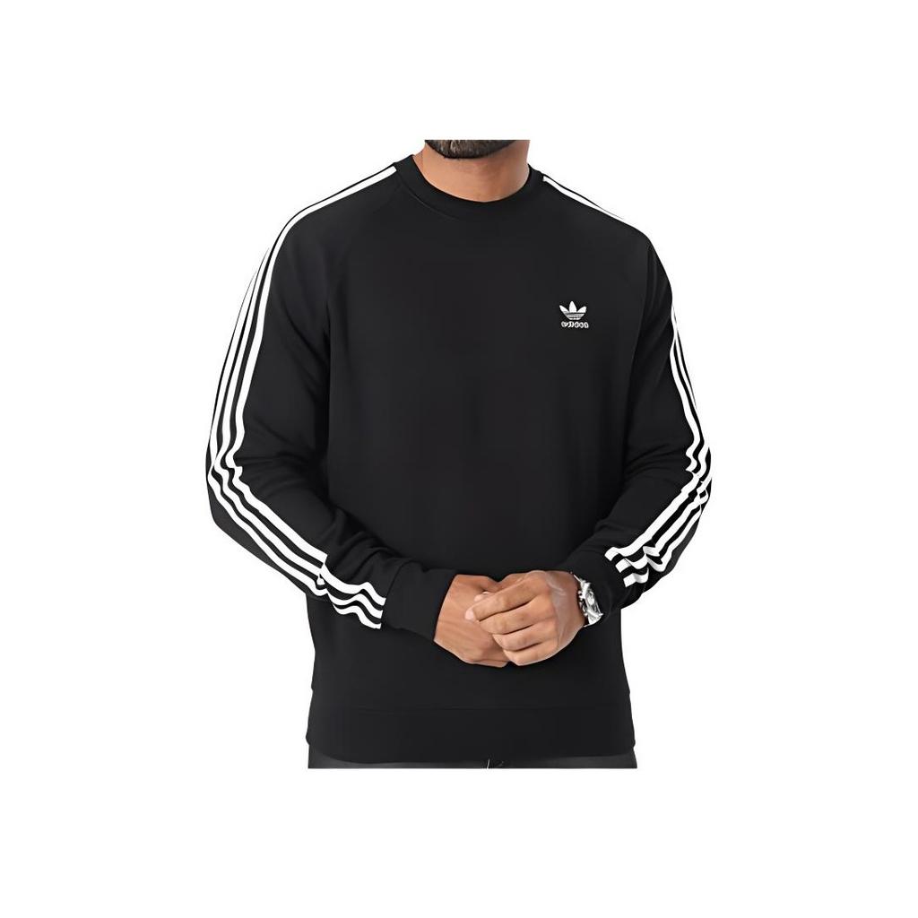 Adidas Originals Adicolor Classics 3-Stripes Crew Sweatshirt Men Sweatshirt Black IM2087