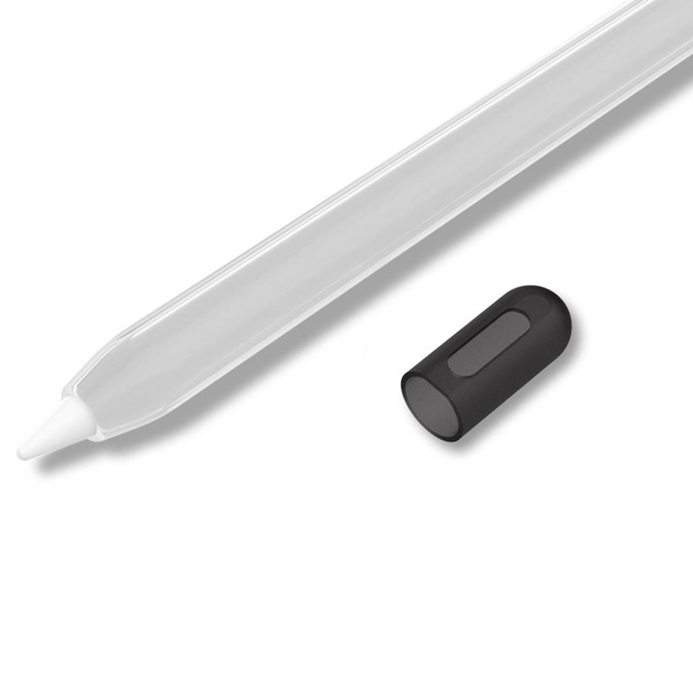 

For Apple Pencil (2nd Generation)/(1st Generation) Silicone Sleeve Case Two-Tone Design Protective Stylus Cover Transparent