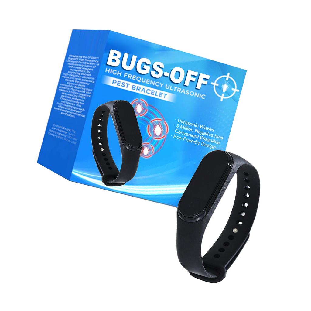 Brățară Portabilă Repelentă pentru Țânțari Brățară cu Ultrasunete de Înaltă Frecvență Anti-Țânțari Ceas de Mână Pentru Copii Adulți